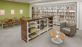 图书馆设计效果图 图书馆储物柜