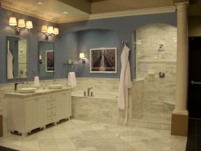 现代时尚卫浴店面装修效果图案例