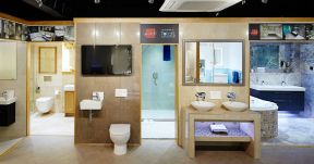 现代卫浴店面展厅设计效果图片
