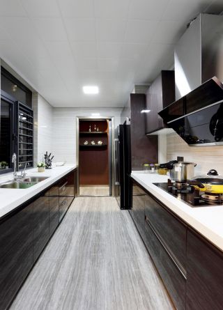 现代风格小厨房家具装修效果图欣赏