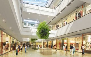大型商场大厅设计效果图2023图片