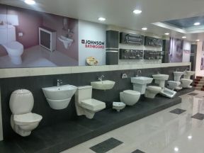 卫浴展厅效果图 简约设计风格