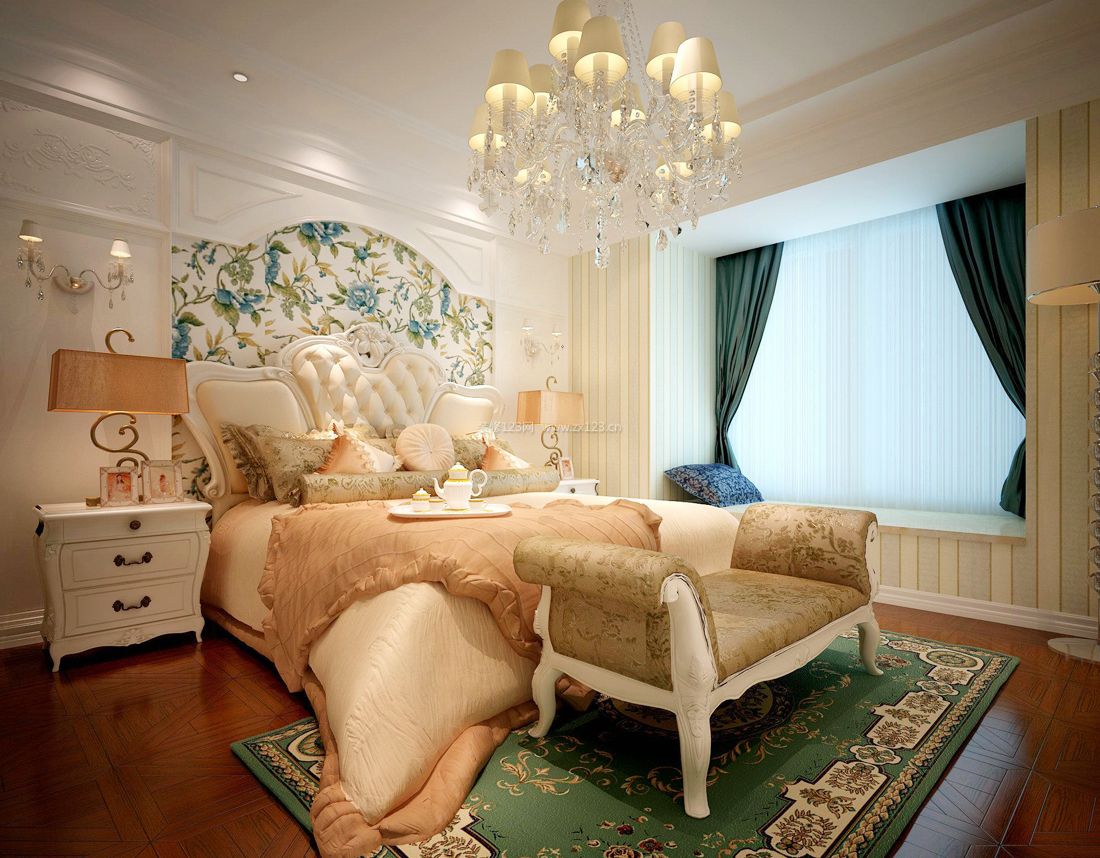 豪华复式卧室装饰效果图