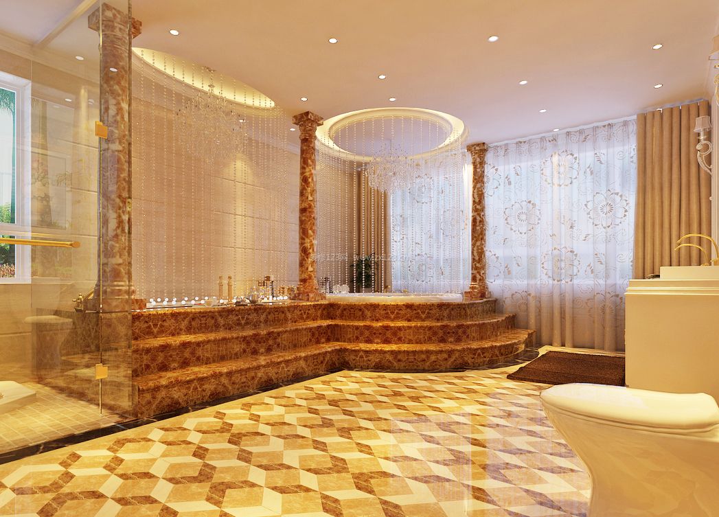 豪华复式浴室装修设计图片