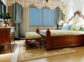 家居设计效果图卧室窗帘欣赏