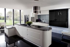 现代别墅设计效果图 小厨房设计图