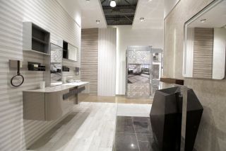 简约设计室内卫浴展厅效果图片