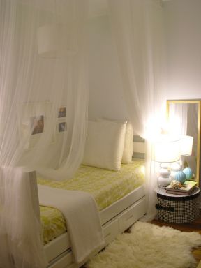 小户型卧室装饰 床缦装修效果图片