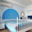 地中海家装风格80平米小户型卧室装修效果图片
