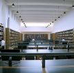 大型图书馆设计简约吊灯装修效果图片