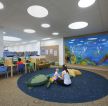 儿童图书馆天花吊顶装饰效果图图片  
