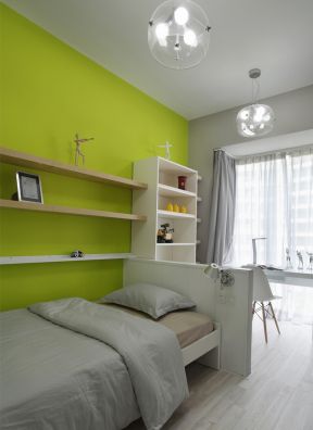 80平米小户型卧室 卧室墙面颜色效果图