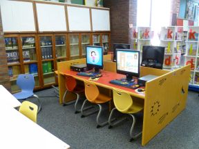 儿童图书馆图片 图书馆室内效果图