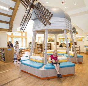 儿童图书馆图片 休闲区布置装修效果图片