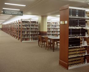 图书馆书架效果图 室内设计