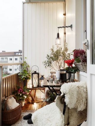 现代美式风格家装阳台装饰