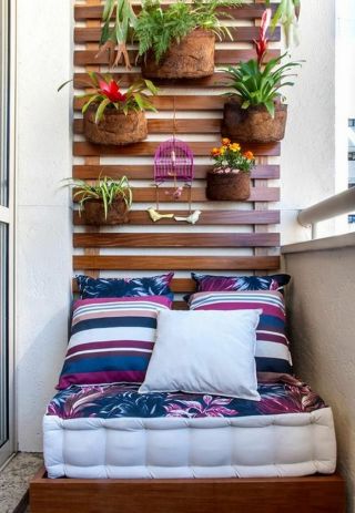 家装阳台小户型沙发装饰效果图