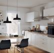 小户型家装厨房白色橱柜装修设计效果图片