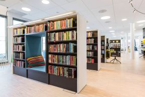 现代图书馆装修案例 室内设计