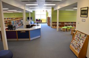图书馆装修效果图 大型图书馆设计