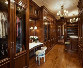 室内衣帽间设计 古典欧式风格装修图片