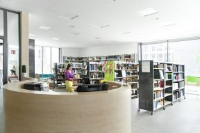 国家图书馆设计 图书馆室内效果图