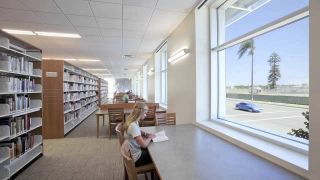 简约设计风格现代图书馆装修案例
