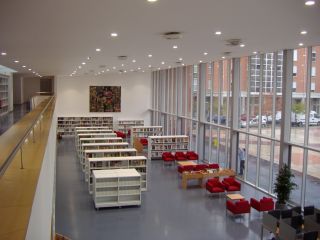 简约设计风格国家图书馆室内效果