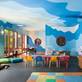 幼儿园室内装修图 地中海风格装修效果