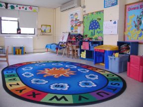幼儿园效果图  地毯贴图