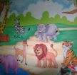 幼儿园装饰主题墙墙体彩绘图片