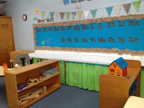 幼儿园主题墙饰设计 简约设计风格