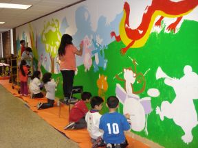 室内幼儿园主题墙饰设计图片欣赏
