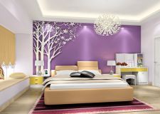 卧室背景墙颜色搭配方法 不同的颜色给人不同的感受