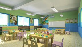 幼儿园大厅装修多乐士墙面漆效果图