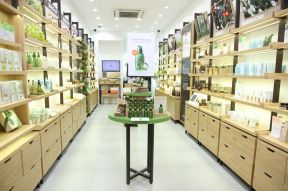 化妆品店面装修风格效果图片