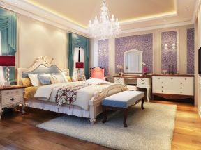 欧式时尚家装卧室壁纸图片