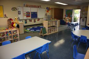 幼儿园教室灰色地砖装修效果图片