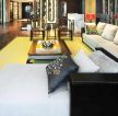 中式房子客厅设计组合沙发装修效果图片