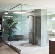 欧式卫浴展厅玻璃隔断装修效果图片