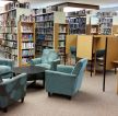室内图书馆储物柜装饰设计效果图案例