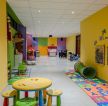 幼儿园走廊米白色地砖装修效果图片