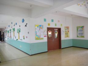 幼儿园走廊墙壁布置装修图片