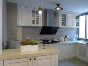 厨房橱柜大理石台面设计装修案例
