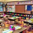 现代风格幼儿园室内颜色搭配效果图
