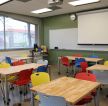 幼儿园教室桌椅室内装饰设计效果图