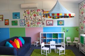 幼儿园室内大班墙面布置设计效果图