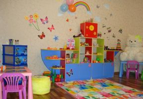 幼儿园室内设计效果图 幼儿园主题墙饰设计