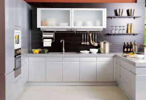 简约风格橱柜 开放式厨房图片