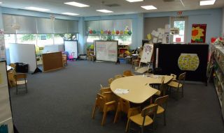 幼儿园教室室内设计效果图2023